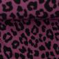 Preview: Viskose Webware Klara, Leomuster, fuchsia/schwarz